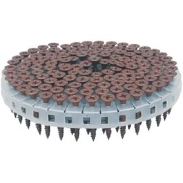 画像1: 420-3928　ロール連結ビス　レッド　3.9×28　（125本×16巻） (1)