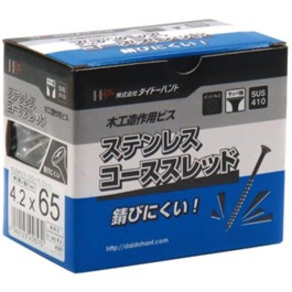 画像2: 438-3832　SUS410コーススレッド　3.8×32　（1000本入） (2)